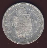 1881. 1Ft Ag T:3 kis ph