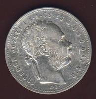 1881. 1Ft Ag T:3 kis ph