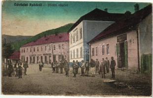 Rahó, Rakhiv; Főtér, kiadja Feig Bernátné / main square (EB)