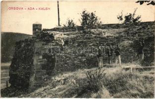 Ada-Kaleh, vár katonákkal / fortress with soldiers (EK)