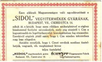 Faltkarte C Schwapp Fliegenpapier-Fabrik