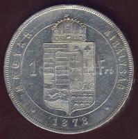 1878. 1Ft Ag T:2-/3+ k