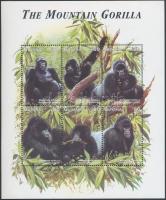 Gorilla kisív, Gorilla mini sheet