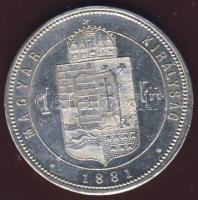 1881. 1Ft Ag T:2 kis k