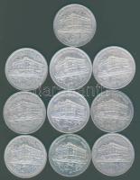 1992. 200Ft Ag "MNB" (10x) T:BU, BUex