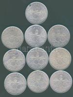 1993. 200Ft Ag "MNB" (10x) T:BU, BUex