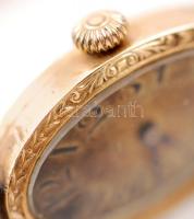 cca 1930 Arany (Au) tokos női karóra 14k, jelzett. Javításra szorul / 1930 Womens watch in gold case...