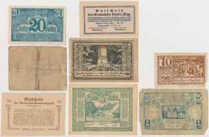 11db-os vegyes külföldi szükségpénz tétel, közte Altona, Belgrád, Bréma, Hannover T:I-,III,III-
11p...