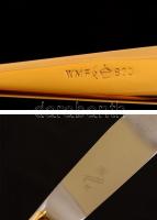 WMF aranyozott ezüst egy személyes evőeszköz készlet (evőkanál kés, villa, kiskanál), Ag., bruttó:19...