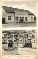 Nyárasd, Felsőnyárasd, Horné Topolníky; Fogyasztási Szövetkezet, belső / cooperative shop, interior (b)