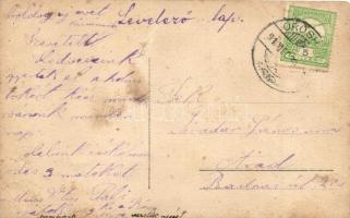 ~1910 Orosháza, MÁV Cmot 07501 pályaszámú gőzmotorkocsija az Orosháza-Szentes-Csongrád vonalon / Hun...