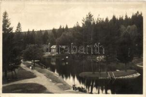 Tátralomnic, Tatranská Lomnica; Tó, kiadja Jan Korman / lake