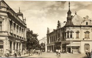 1955 Losonc, Lucenec; Utca, E. Musl üzlete / street, shop (EK)