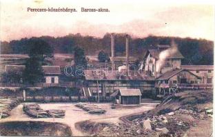 10 db MODERN használatlan reprint képeslap; Pereces-bányatelep / 10 modern unused reprint Hungarian ...