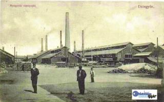 14 db MODERN használatlan reprint képeslap; Miskolc, Diósgyőr vasgyár / 14 modern unused reprint Hun...