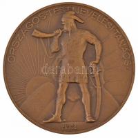 Berán Lajos (1882-1943) 1926. "Országos Testnevelési Tanács" Br érem eredeti dísztokban (6...