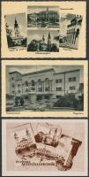 Szatmárnémeti, Satu Mare; - 3 db régi képeslap / 3 old postcards