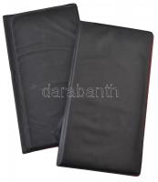 2db használt érmeberakó album, összesen 144 férőhely 8 oldalon, ~28mm átmérőjű érmék számára