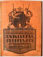 1927 Dr. Kogutowitz Károly: Iskolai atlasz. 5. kiadás. Budapest, 1927, M. Kir. Állami Térképészet. Á...