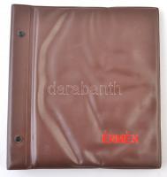 Használt, jó állapotú érmeberakó album két különböző méretű zsebbel, összesen 216 férőhellyel 9 olda...