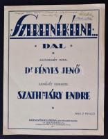 1925 Igyártó Zoltán (1885-1963) dalai, ALÁÍRT kotta, Kiadja Nádor Kálmán Zeneműkereskedése + 1927 Dr...