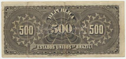 Brazília 1893. 500R T:III
Brazil 1893. 500 Reis C:F
Krause 1