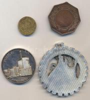 Vegyes: 4db klf magyar és külföldi Szent György motívumos emlékérem, közte DN "ORFK - Sárkányöl...