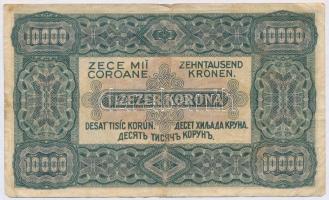 1923. 10.000K "Magyar Pénzjegynyomda Rt. Budapest" T:III,III- kis szakadás felül