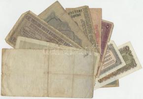 10db-os vegyes külföldi bankjegy tétel, érdekesebb darabokkal, közte Jugoszlávia 1944. 10D, Szovjetu...