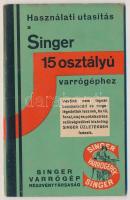 1914 Singer varrógép használati utasítás szép állapotban 48p.