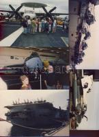 37 db, amerikai hadihajókról és harci gépekről készült amatőr fénykép