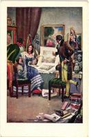 8 db használatlan művészlap Biczó András 'Régi idők' Magyarországon sorozatából / 8 unused...