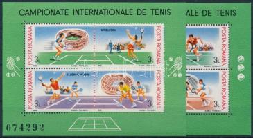 International Tennis Championships block set (folded), Nemzetközi teniszbajnokság blokksor (saroktörés)