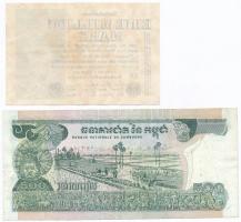 Vegyes 9db klf bankjegy, közte magyar, holland, német és osztrák darabok T:II,III
Mixed 9pcs diff b...