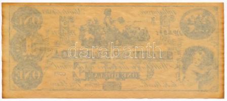 Amerikai Konföderációs Államok / Florida / Tallahassee 1863. 1$ egyoldalas replika T:I-
Confedertat...