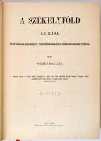 Orbán Balázs: Székelyföld leirása I-II. Reprint kiadás két kötetben Csatári Dániel kísérőtanulmányáv...