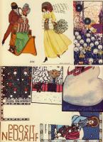 Wiener Werkstaette 32 karácsonyi lap újnyomat / 32 Christmas postcards reprints