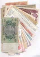 Vegyes 40db-os papírpénz, csekk és utalvány tétel, közte magyar, algír, német, indonéz és brazil ban...
