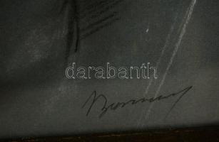 Barcsay jelzéssel: Modell háttal. Pasztell, papír, üvegezett keretben, 51×41 cm