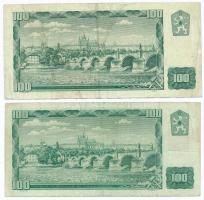 Szlovákia 1993. (1961) 100K (3x) + 1993. (1987) 50K + 1993. (1988) 20K mindegyik eredetileg Csehszlo...