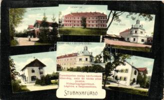 Stubnyafürdő, Turcianske Teplice; Jeszenszky Villa, Erzsébet lak, Zöld-Tükör, Kovács és Tomasek Villa / villas, hotels (fa)