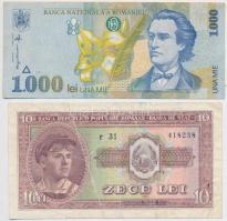 Románia 1952-2001. 10L-50.000L (5x) + DN "Banca Romana de Comert Exterior" utazási csekk 5...