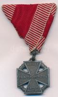 1916. Károly-csapatkereszt cink kitüntetés mellszalaggal T:2 Hungary 1916. Charles Troop Cross Zn decoration with ribbon C:XF  NMK 295.