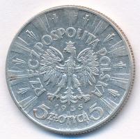Lengyelország 1935. 5Zl Ag "Józef Pilsudski" T:2
Poland 1935. 5 Zlotych Ag Jozef Pilsudsk...