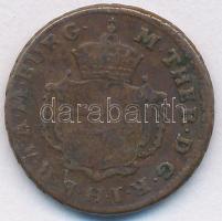 Osztrák Államok / Burgau 1772G 1/2kr Cu T:2-
Austrian States / Burgau 1772G 1/2 Kreuzer Cu C:VF