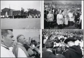 cca 1938 Budapesti zarándoklat, Vérmezőtől a Hősök teréig, 44 db korabeli negatívról készült modern ...