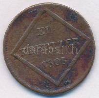 Osztrák Államok / Salzburg 1805. 1kr Cu "Ferdinánd" T:2-,3
Austrian States / Salzburg 180...