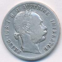 Ausztria 1879. 1Fl Ag "Ferenc József" T:2- kis ph. Austria 1879. 1 Florin Ag "Franz J...