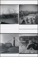 1963 Az átalakuló Kőbánya, Keveházi János életképei, 19 db modern nagyítás korabeli negatívokról, 15...