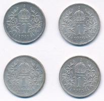 Ausztria 1913-1916. 1K Ag "Ferenc József" (4xklf) T:2
Austria 1913-1916. 1 Corona Ag &quo...